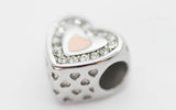 CHARM CORAZON NOBLE ROSA