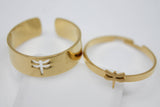 2 ANILLOS AMISTAD LIBELULA, AJUSTABLE
