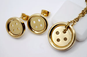 SET DE BOTONES, TONO DORADO